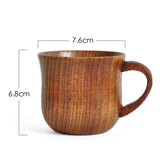 Cups Primitive Drinking Cup Coffee Beer Drinkware Tea Cup Travel Teaware Cup water bottle  Home Handmade Wooden Cup Gifts
