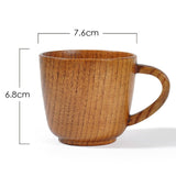 Cups Primitive Drinking Cup Coffee Beer Drinkware Tea Cup Travel Teaware Cup water bottle  Home Handmade Wooden Cup Gifts