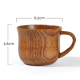 Cups Primitive Drinking Cup Coffee Beer Drinkware Tea Cup Travel Teaware Cup water bottle  Home Handmade Wooden Cup Gifts